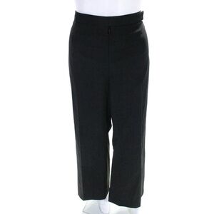 Marlowe Black Wool Trouser Pants Made in Italy